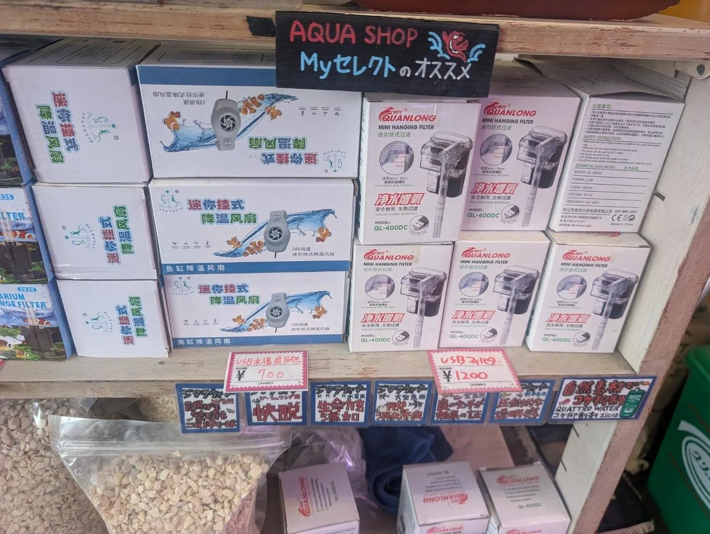 本日の入荷情報✨(AQUA用品)